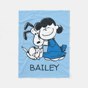 Lucy Hugger Snoopy Fleecefilt