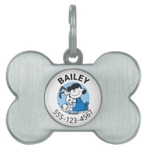 Lucy Hugger Snoopy ID-bricka Husdjur