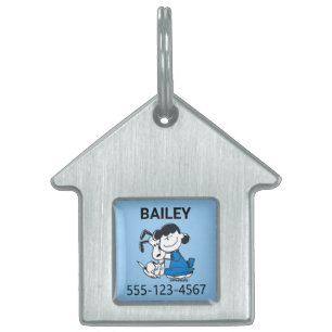 Lucy Hugger Snoopy ID-bricka Husdjur