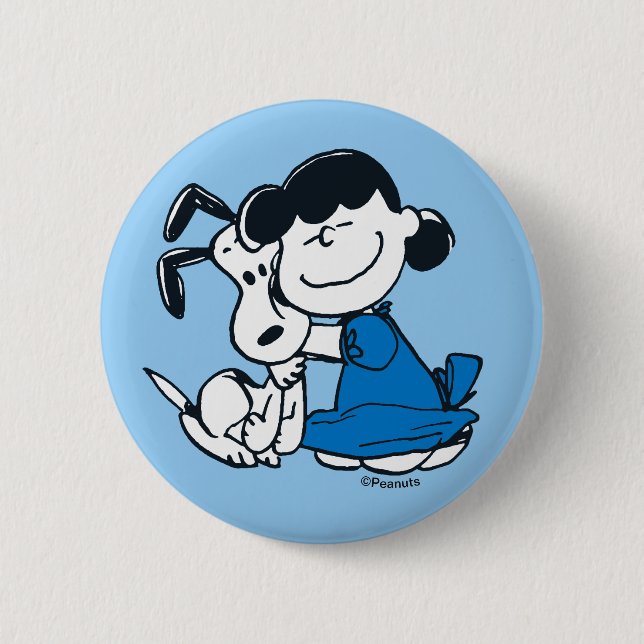 Lucy Hugger Snoopy Knapp (Framsida)