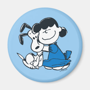 Lucy Hugger Snoopy Magnet