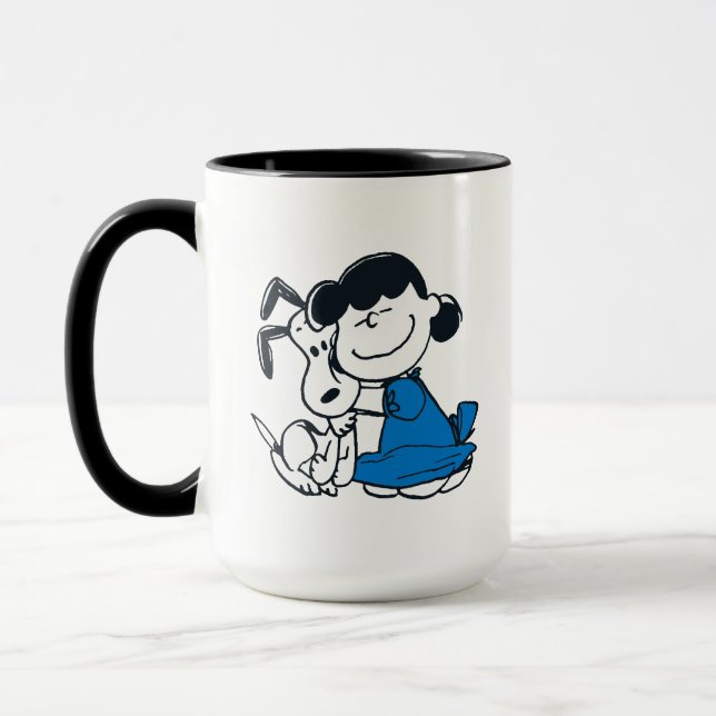 Lucy Hugger Snoopy Mugg (Vänster)
