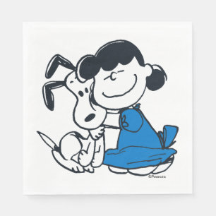 Lucy Hugger Snoopy Pappersservett