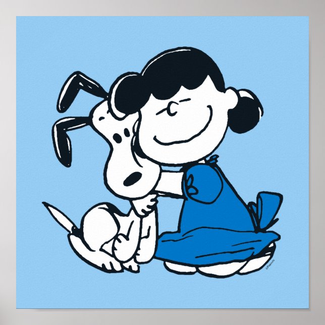 Lucy Hugger Snoopy Poster (Framsidan)