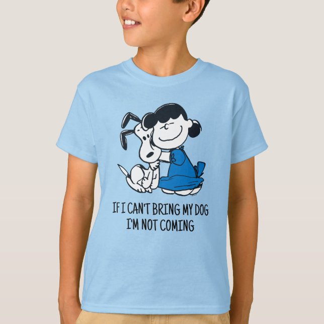 Lucy Hugger Snoopy T Shirt (Framsida)