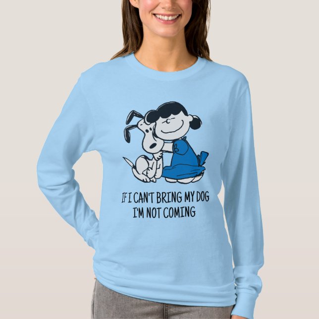 Lucy Hugger Snoopy T Shirt (Framsida)