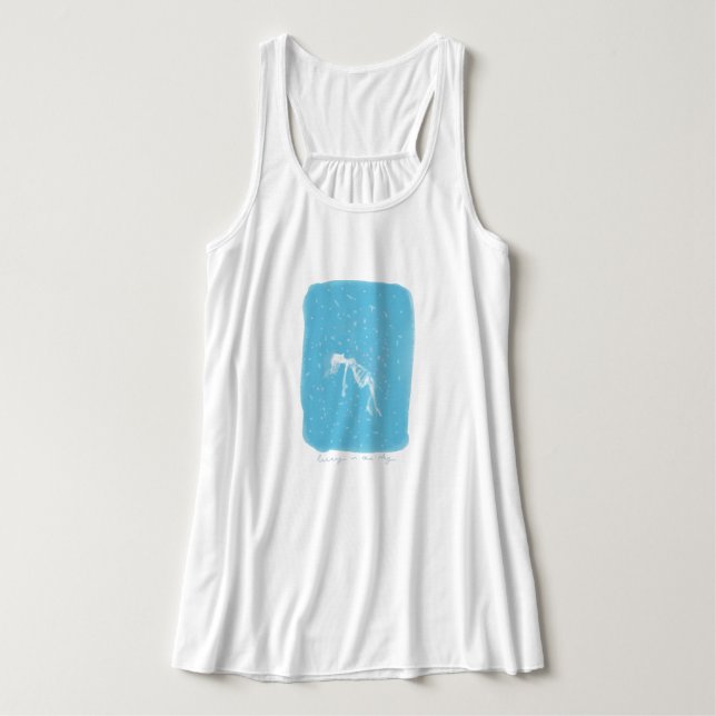 Lucy in the Sky Linne Med Racerback (Design framsida)