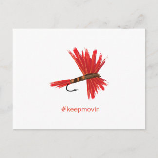 Lucy Keepmovin Postcard Vykort