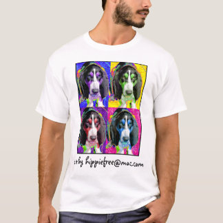 Lucy konst vid hippiefree@mac.com t-shirt