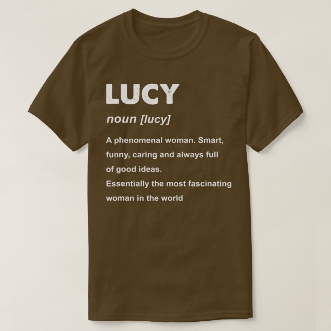 Lucy Namn T Shirt (Design framsida)