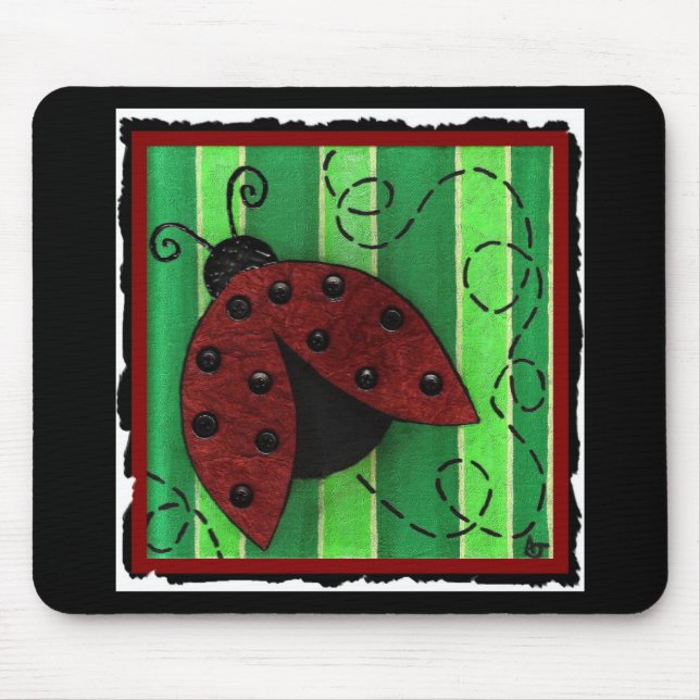 Lucy nyckelpigan - mousepad musmatta (Framsidan)