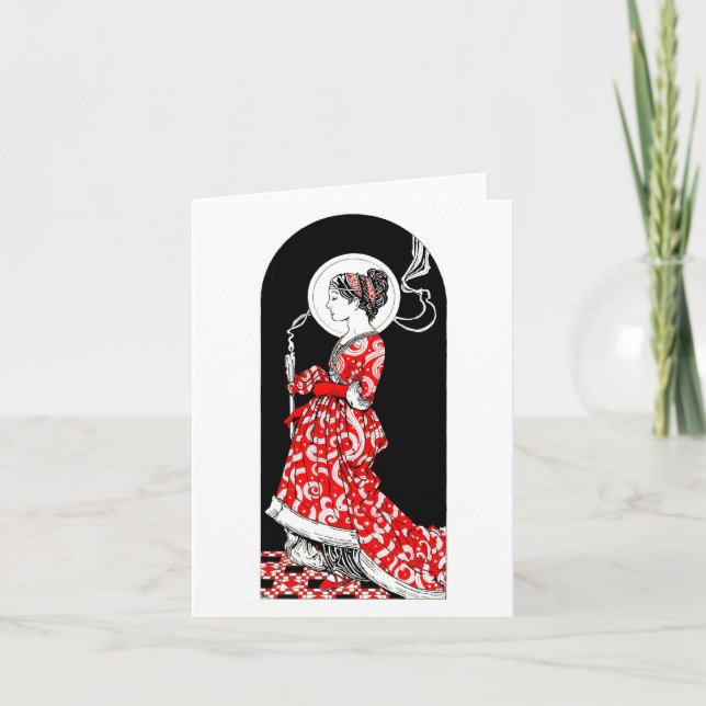 Lucy of Syracuse Notecard Kort (Framsida)