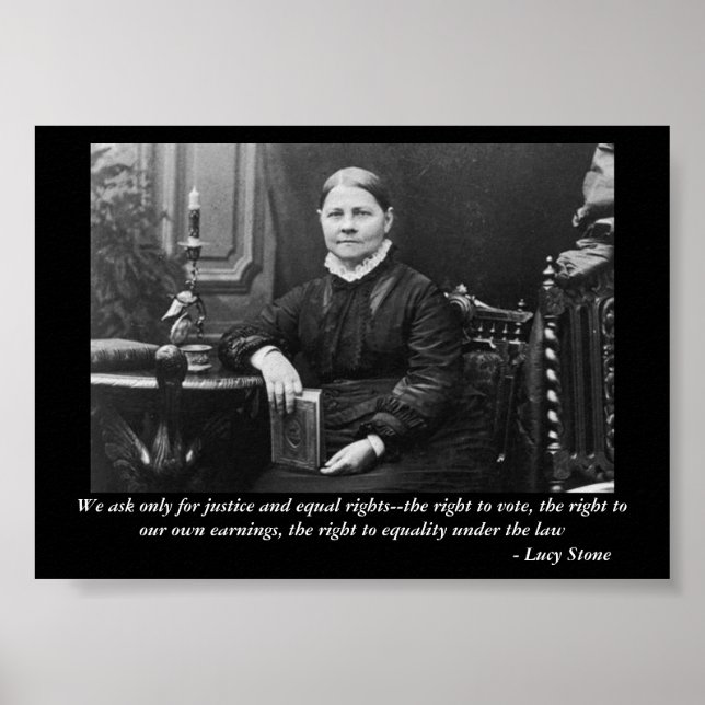 Lucy Stone Equal Civil Högers Rebel Leader Poster (Framsidan)