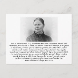 Lucy Stone - Feminist Vykort