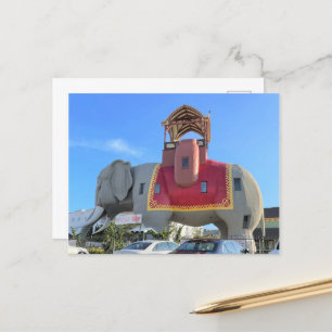 Lucy the Elephant Vykort