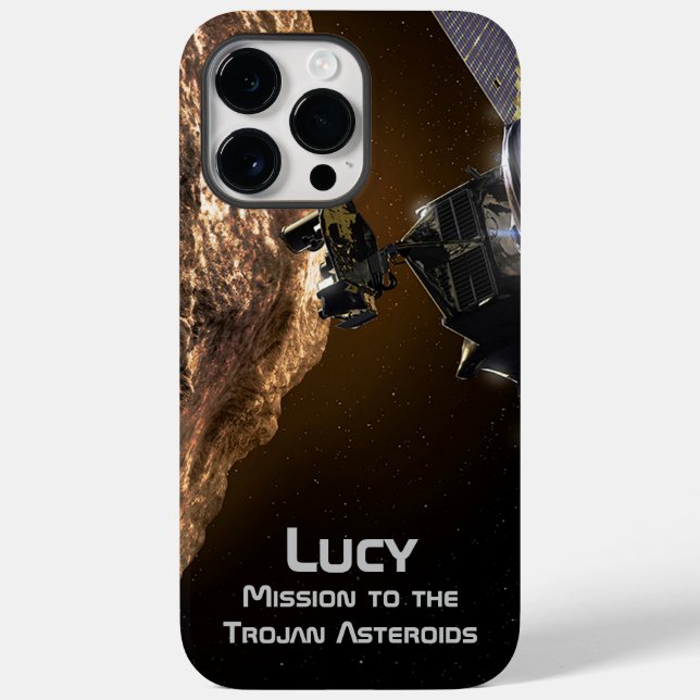 Lucy Uppdrag till Study Trojan Asteroids (Baksida)