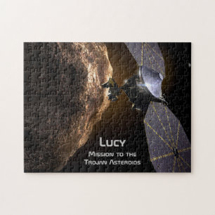 Lucy Uppdrag till Study Trojan Asteroids Pussel