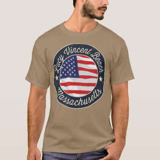 Lucy Vincent Beach - Patriotic Massachusetts Souve T Shirt