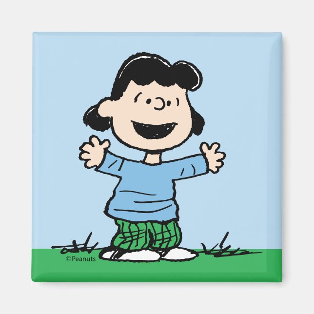 Lucy With Arm Wide Magnet (Framsidan)