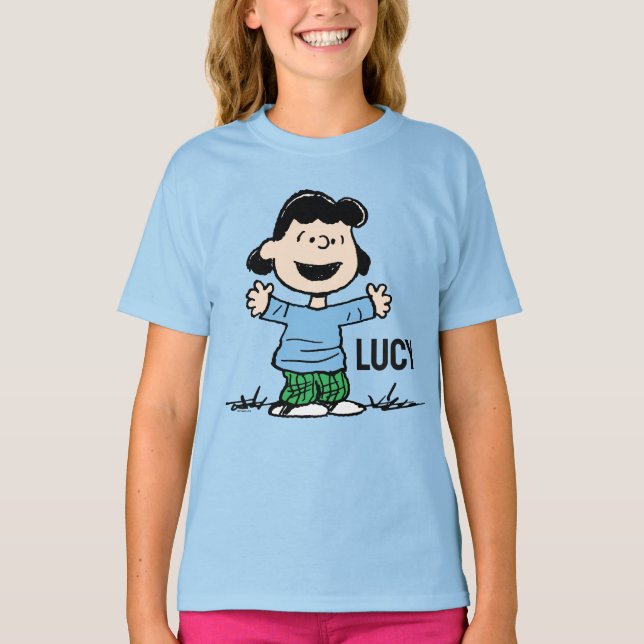 Lucy With Arm Wide T Shirt (Framsida)