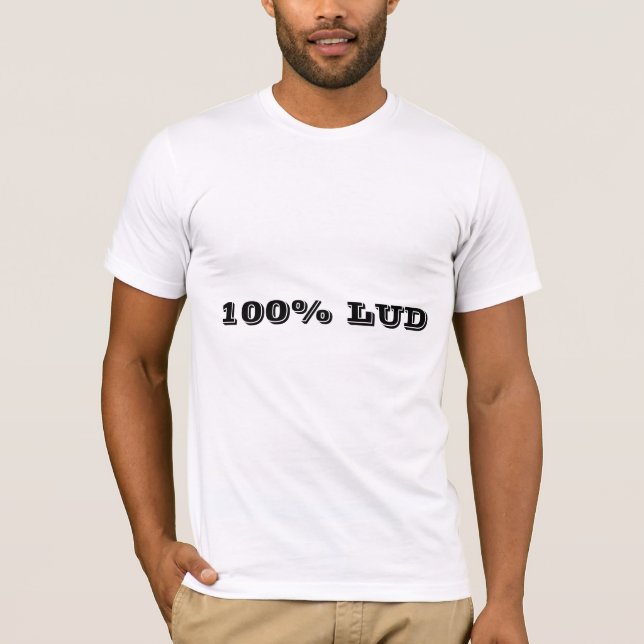 Lud 100%! tröja (Framsida)