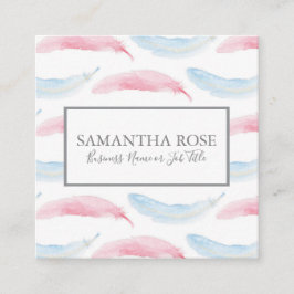 Ludd, Affärskort Fyrkantigt Visitkort