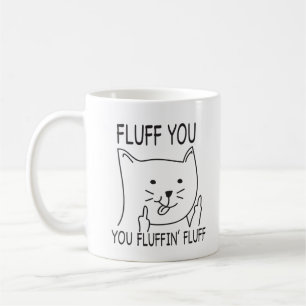 Ludd av gullig kattunge kaffemugg