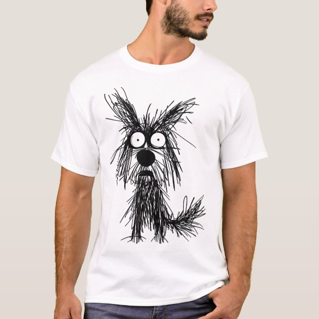 ludd hund t shirt (Framsida)