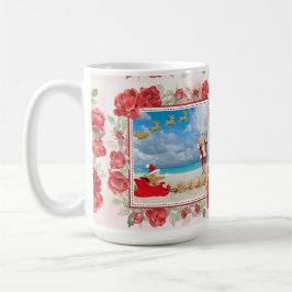 Ludd och ljust jul kaffemugg