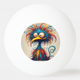 Luddig ping pong boll