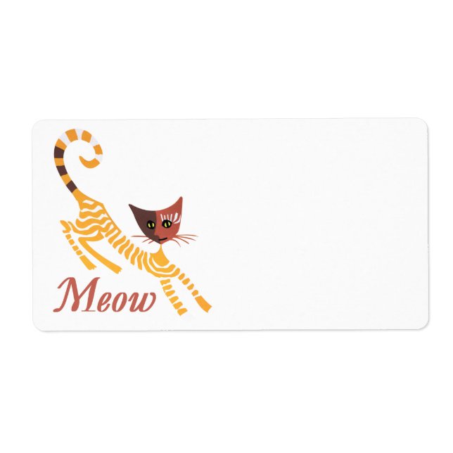 Luddig rödkatt fraktsedel (Framsidan)