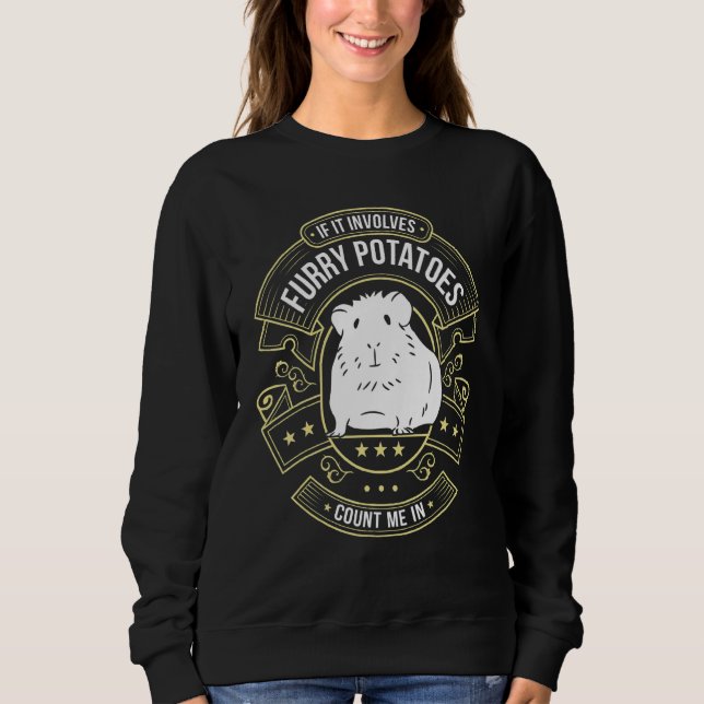 Luddiga Potatis   Marsvin T Shirt (Framsida)