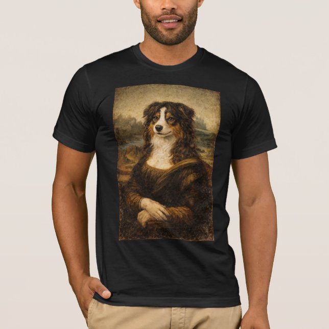 Luddige Mona Lisa T Shirt (Framsida)