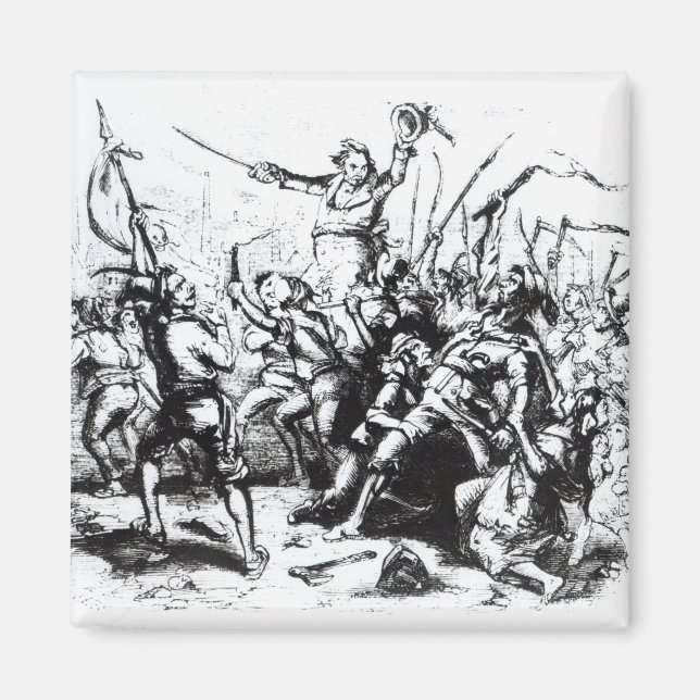Luddite Rioters, 1811-12 Magnet (Framsidan)