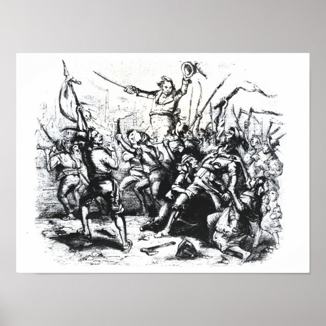 Luddite Rioters Poster (Framsidan)