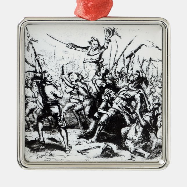 LudditeRioters, 1811-12 Julgransprydnad Metall (Framsidan)
