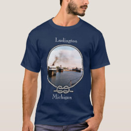 Ludington Car/Rail Ferries mörk shirt T Shirt
