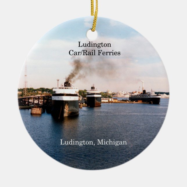 Ludington Car/Rail Ferries ornament (Framsidan)