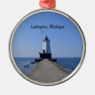 Ludington Lighthouse Julgransprydnad Metall