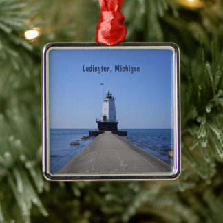 Ludington Lighthouse Julgransprydnad Metall