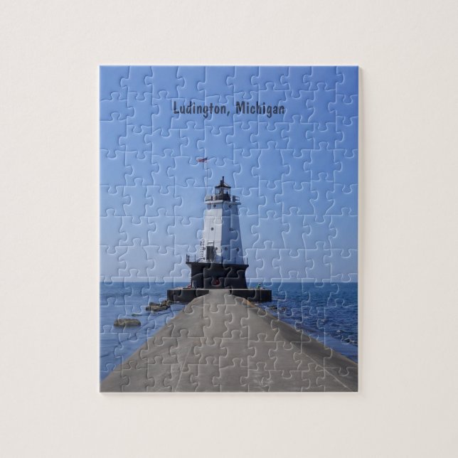 Ludington Lighthouse Pussel (Vertikal)