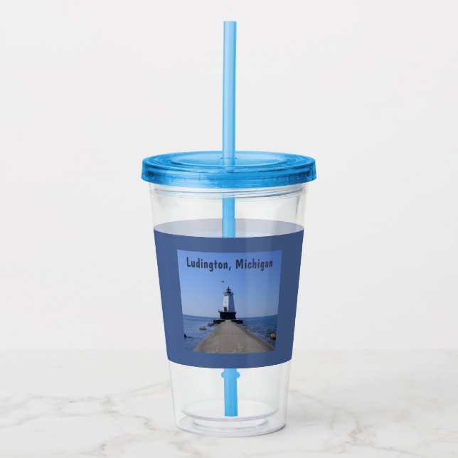 Ludington Lighthouse Take Away Mugg (Framsida)