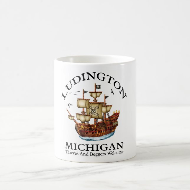 Ludington Michigan 2 Kaffemugg (Center)