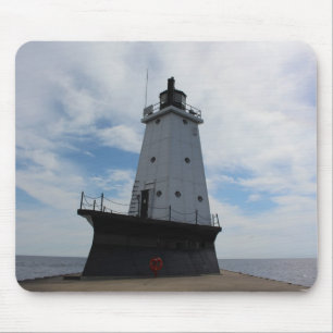 Ludington Michigan Lighthouse mousepad Musmatta