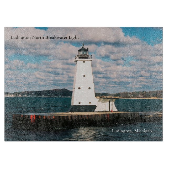 Ludington North Breakwater Light board (Framsidan)