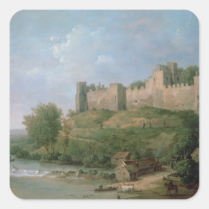 Ludlow Castle Fyrkantigt Klistermärke