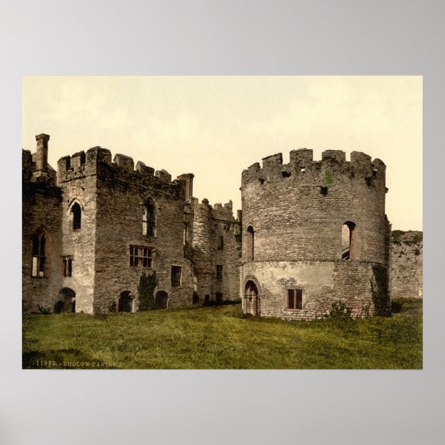 Ludlow Castle I, Shropshire, England Poster (Framsidan)