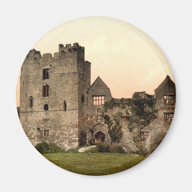Ludlow Castle II, Shropshire, England Magnet (Framsidan)