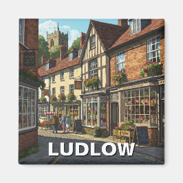 Ludlow England Travel Magnet