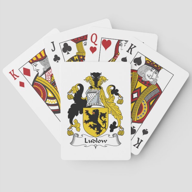 Ludlow Family Crest Spelkort (Baksidan)